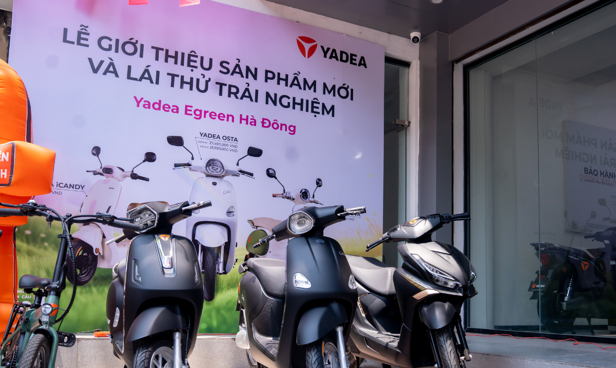 Sự kiện ra mắt sản phẩm tại YADEA Hà Đông